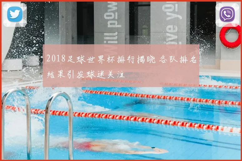 2018足球世界杯排行揭晓 各队排名结果引发球迷关注